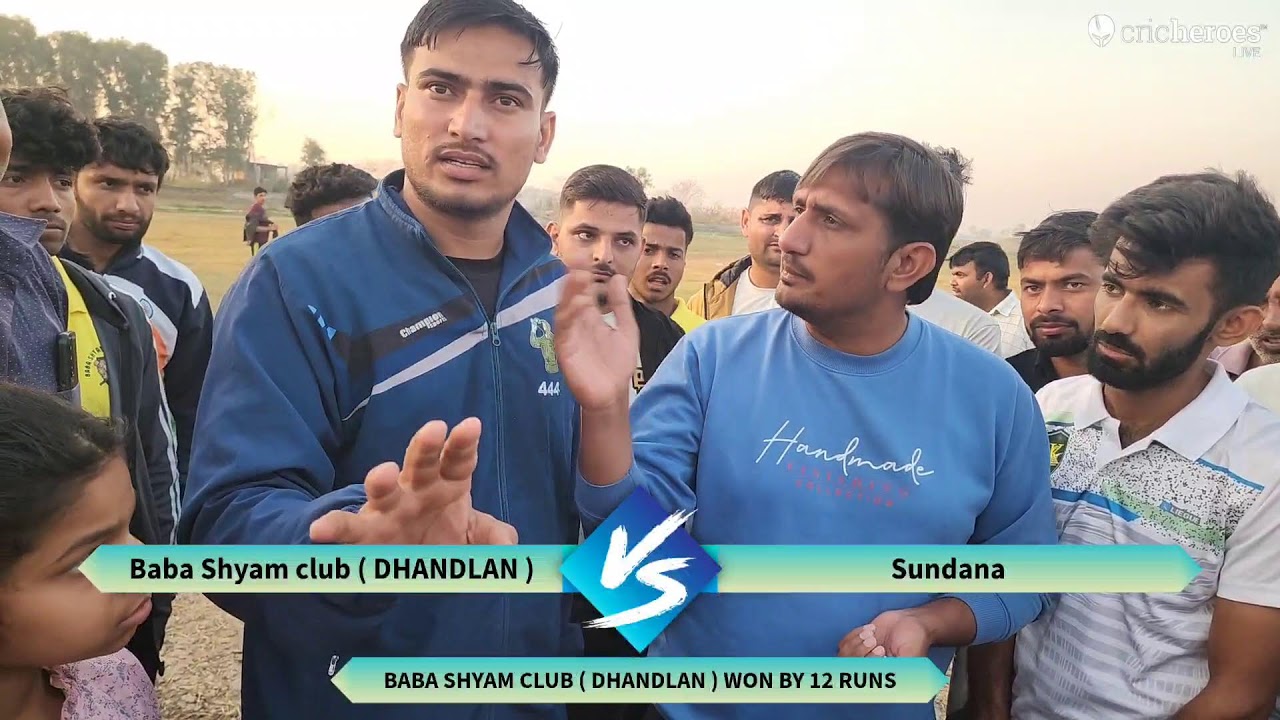 Baba Shyam club ( DHANDLAN ) vs Sundana live cricket match | Gawalison cricket tournament  live - G
