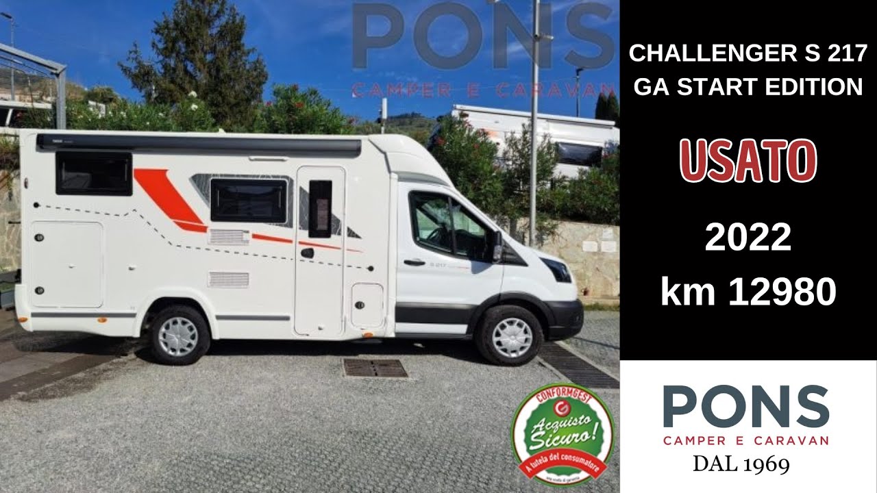 Challenger S 217 GA Start Edition USATO COME NUOVO!