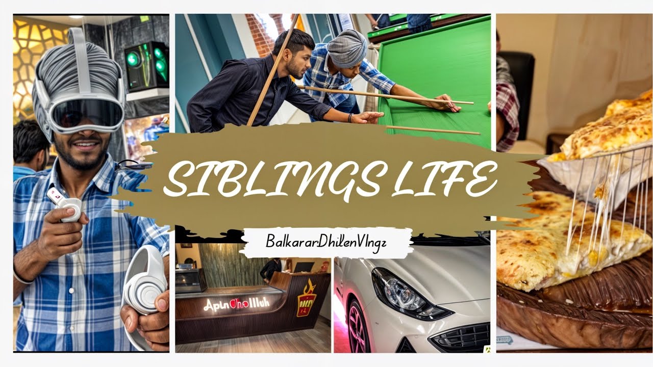 SIBLINGS LIFE || fun in moga || 8 ball pool