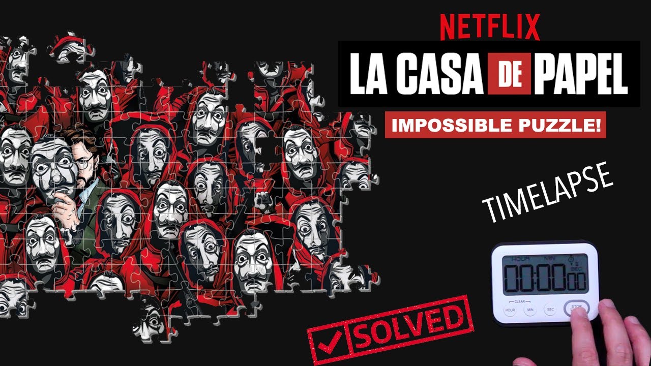 Netflix "La Casa de Papel" Impossible Puzzle! Solved with Tips! (Yagu&Ju)