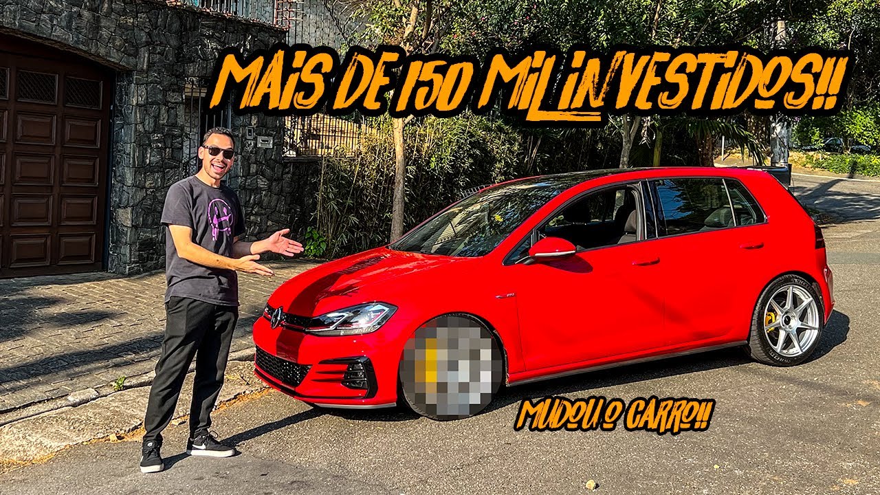FREIOS GIGANTES NO GOLF GTI DA NASA DE 540CV!!🔥🚀 UNICO DO BRASIL
