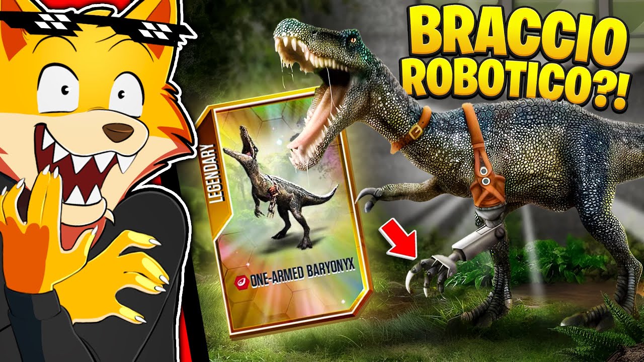 Ho SHOPPATO il Nuovo DINOSAURO ROBOTICO su JURASSIC WORLD THE GAME! ONE-ARMED BARYONYX!