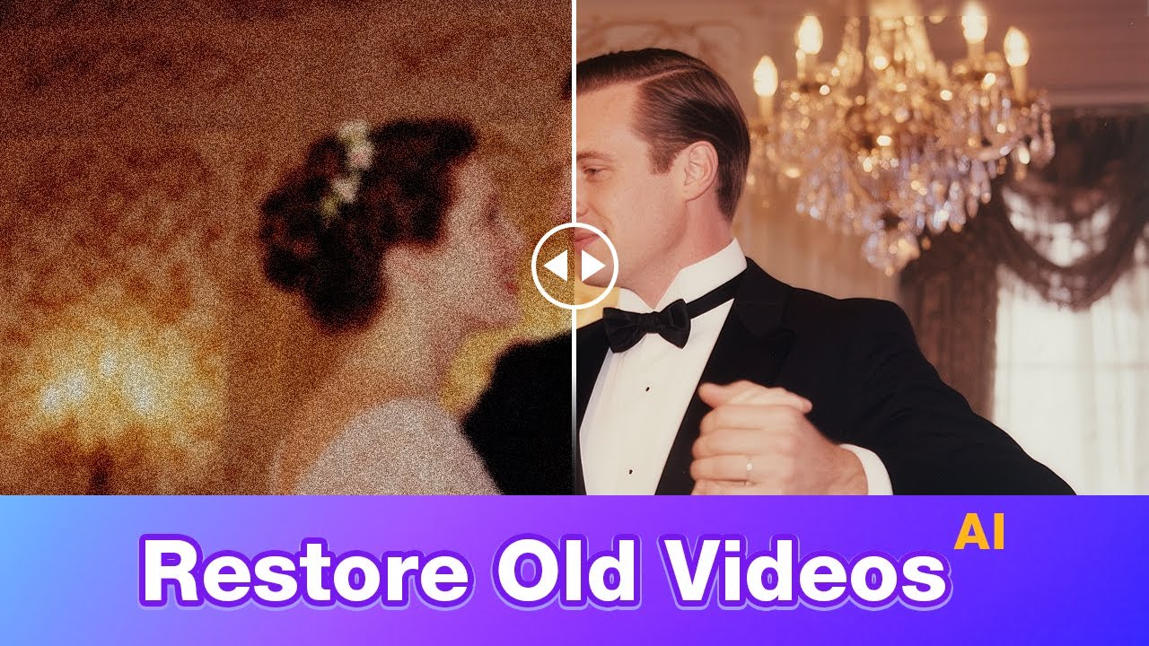 AI Restore and Enhance Old Video Quality to 4K