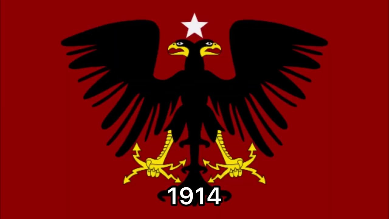 Albania historical flags