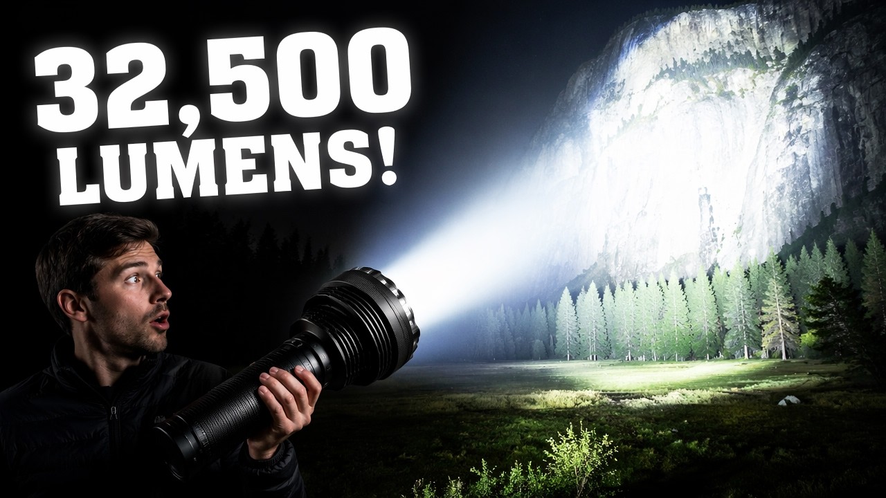 The Insane 32,500 Lumens Acebeam X80-GT Flashlight Review