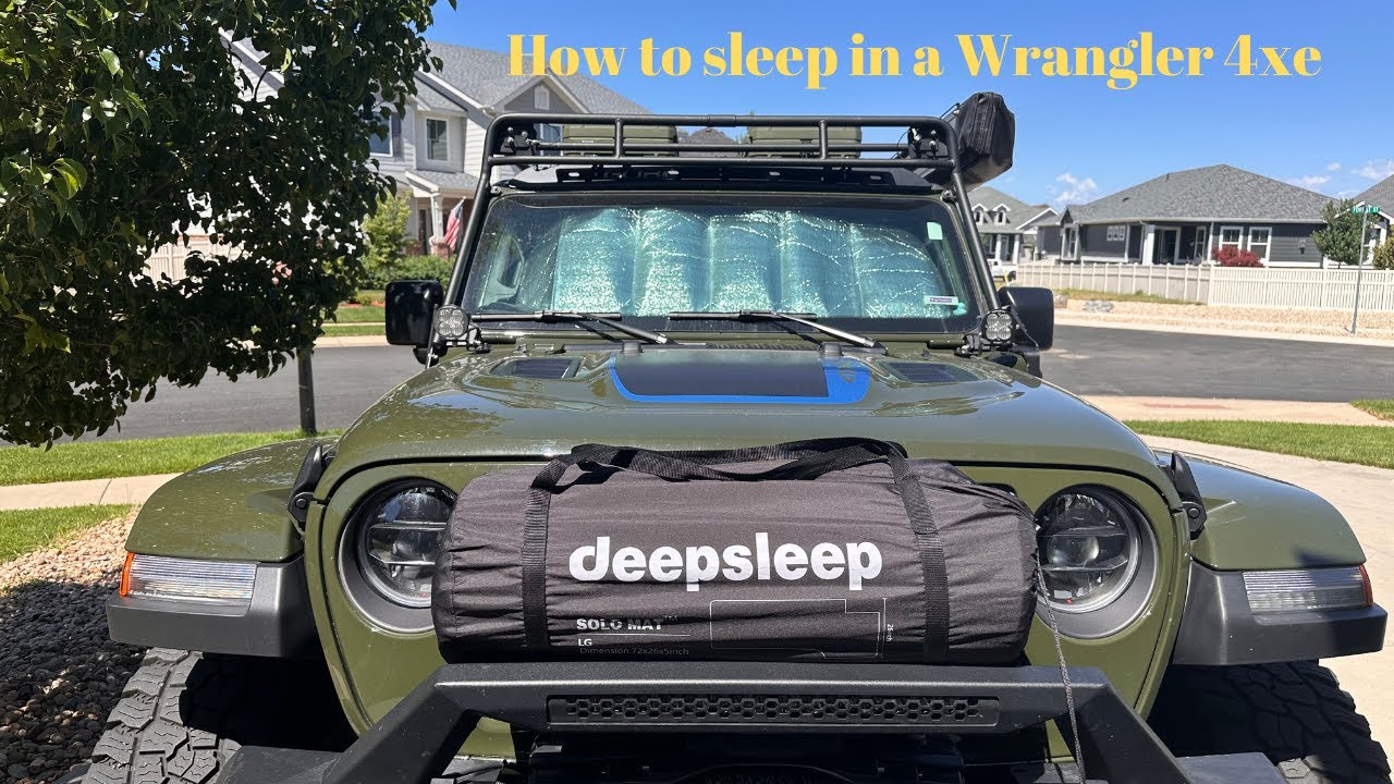 How to use the DeepSleep SOLO MAT in a Wrangler 4xe