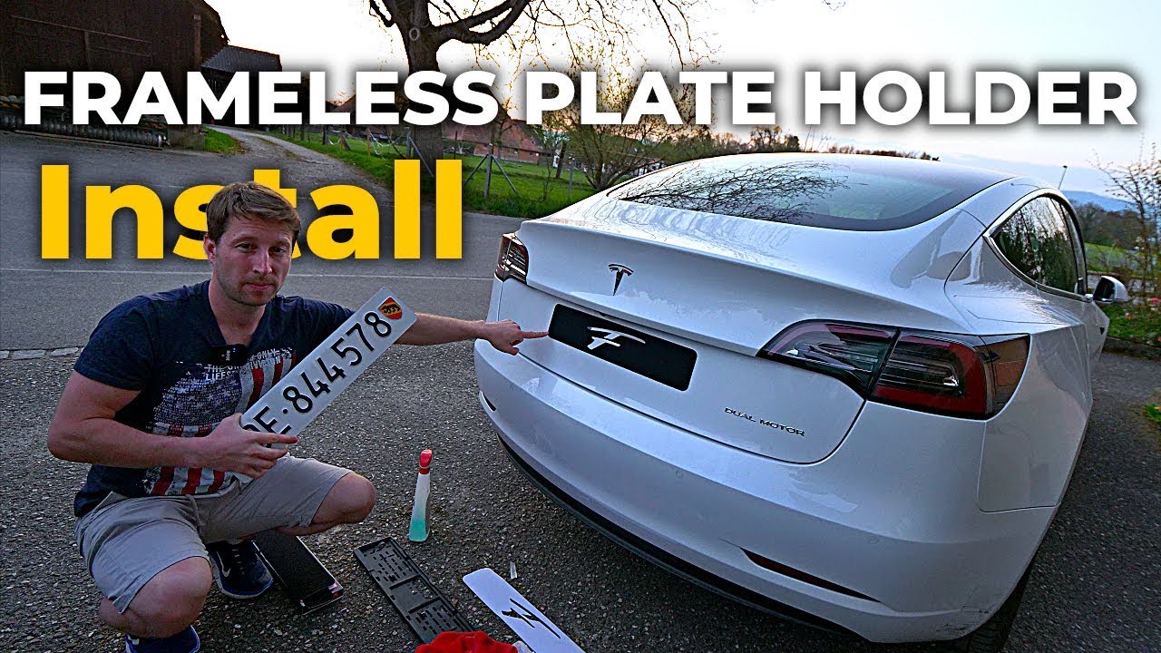 Your Car LICENSE PLATES are Still in PLASTIC FRAME ? Time to Install FLATEE FRAMELESS PLATE HOLDER