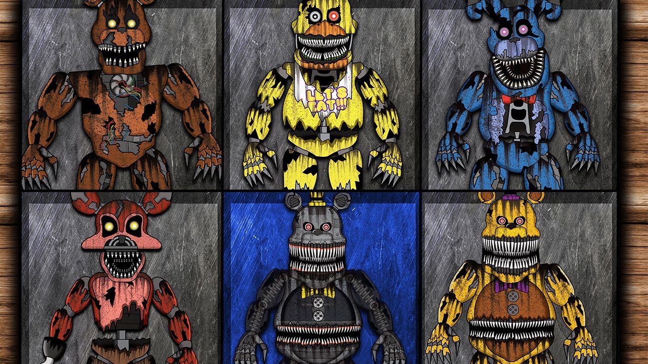 ASMR All FNAF 4 Repair Animations | Five Nights At Freddy’s