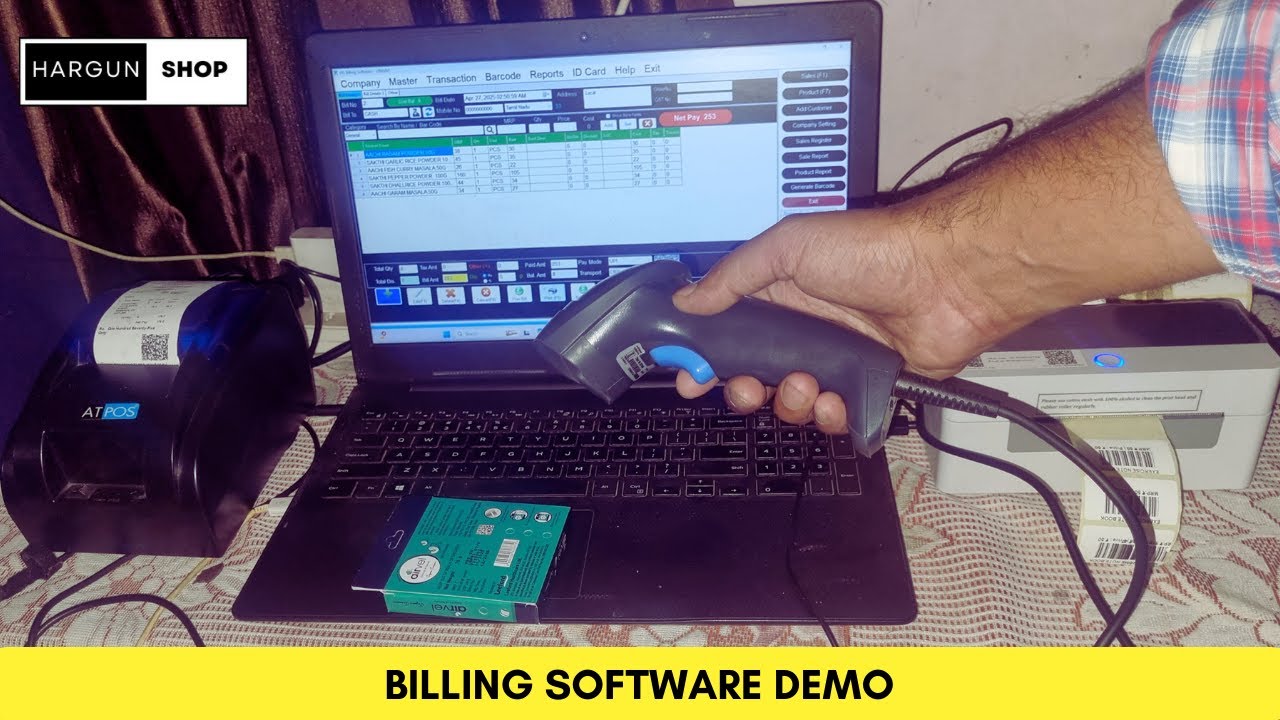 Full Demo of Simple Billing Software Lifetime Validity for all bussiness Type 