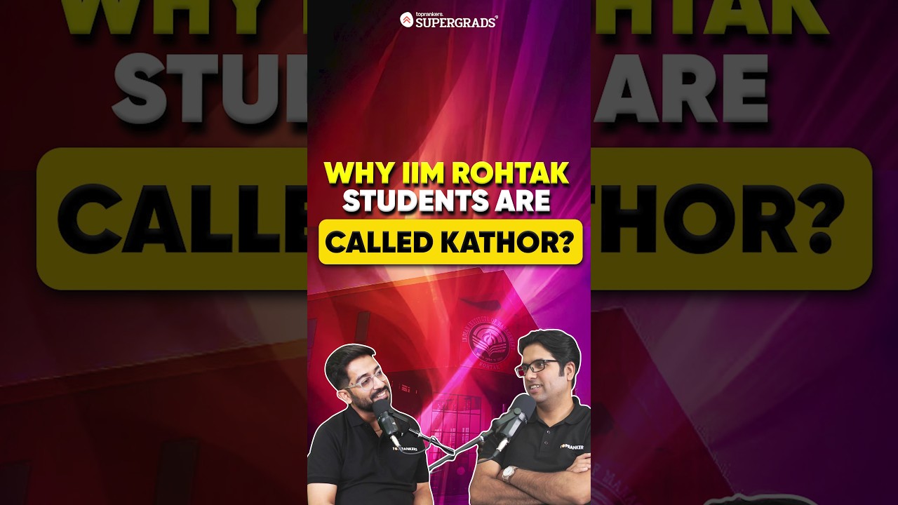 Why IIM Rohtak Students Are Called 'KATHOR' | Uncover the Story! 🔍📚| #shorts