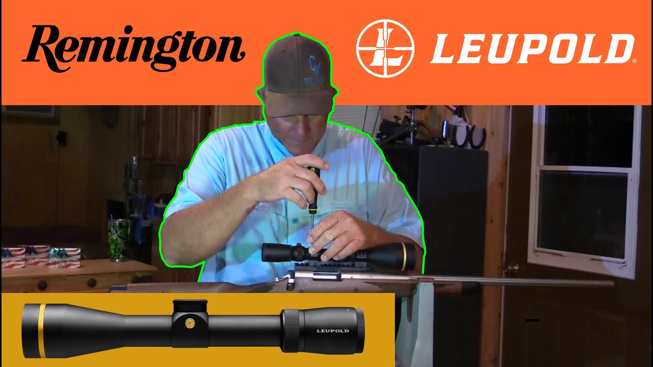 Установка прицела Leupold на охотничье ружье (старинный метод)
