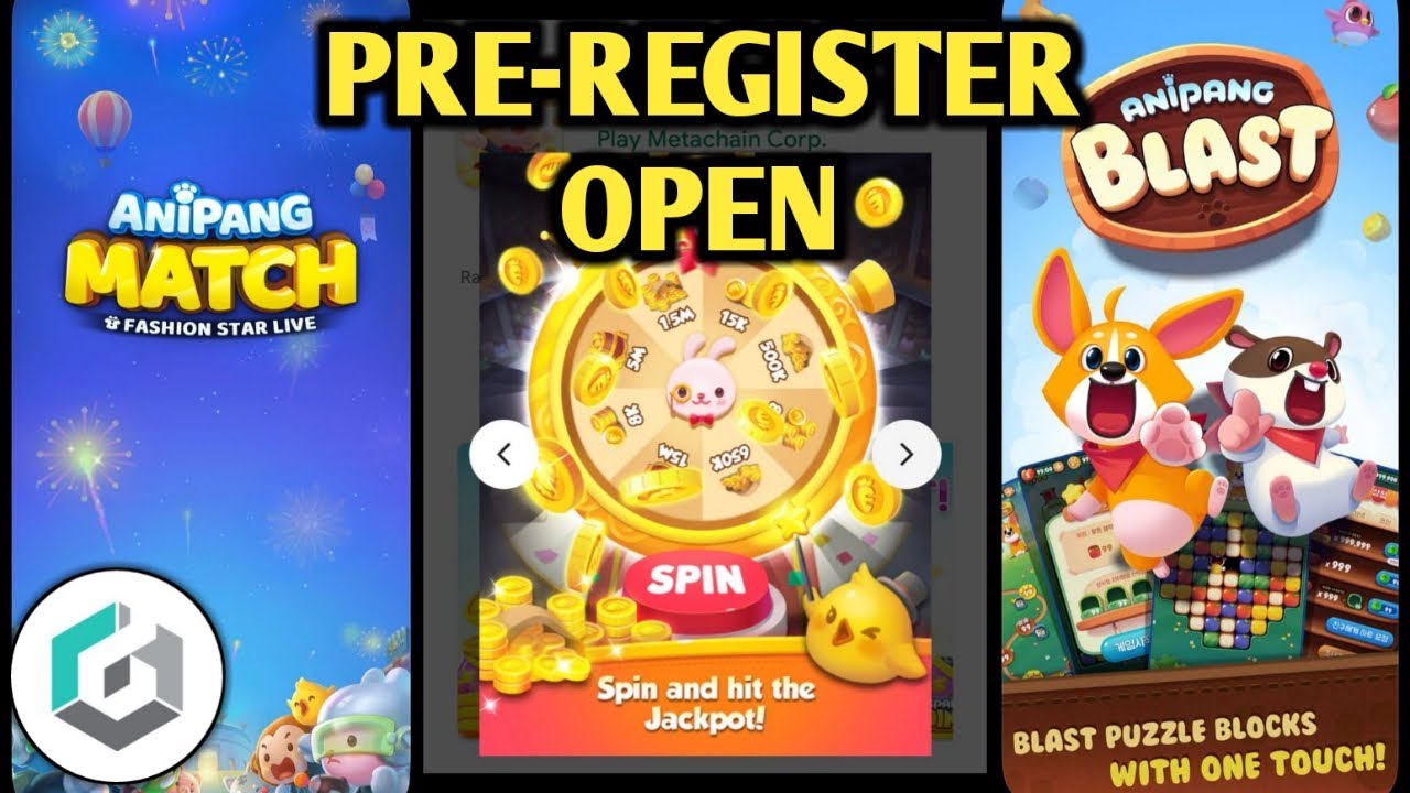 NFT GAME CASUAL GRATIS ANIPANG BLAST,COINS,MATCH DARI WEMIX UDH BISA PRE REGISTER