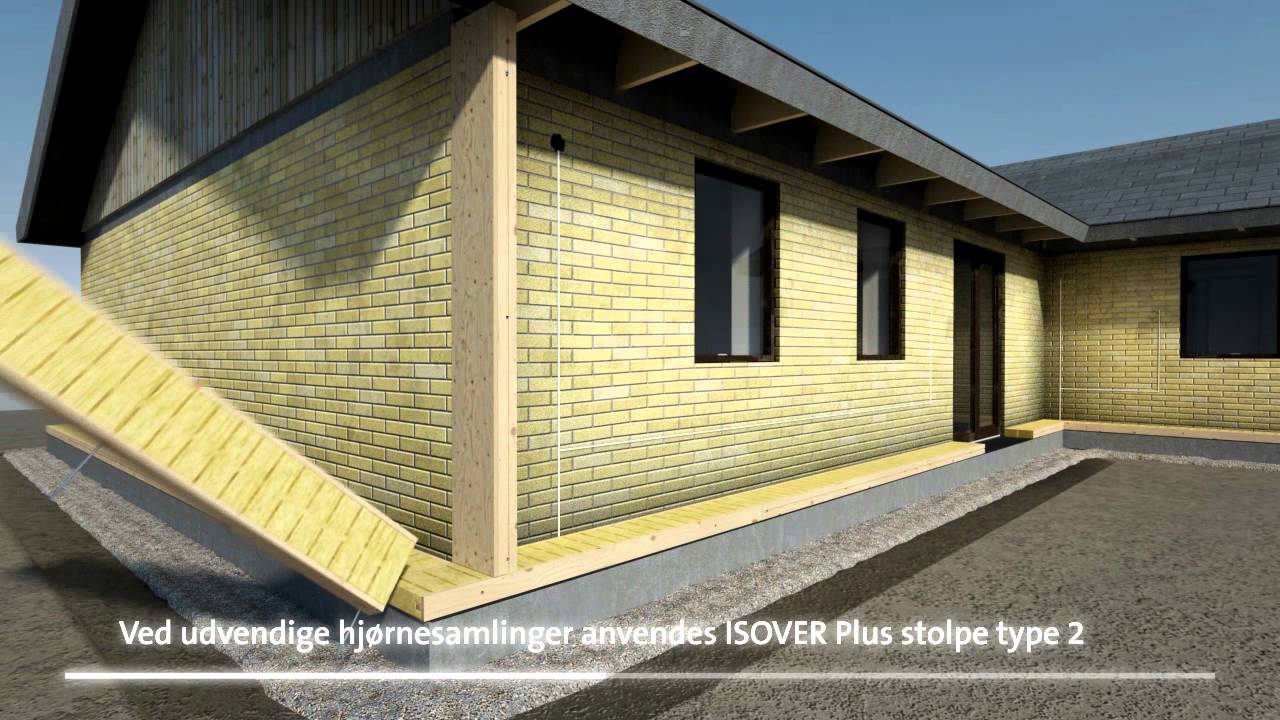 Energirigtig facadeisolering med ISOVER Plus Systemet