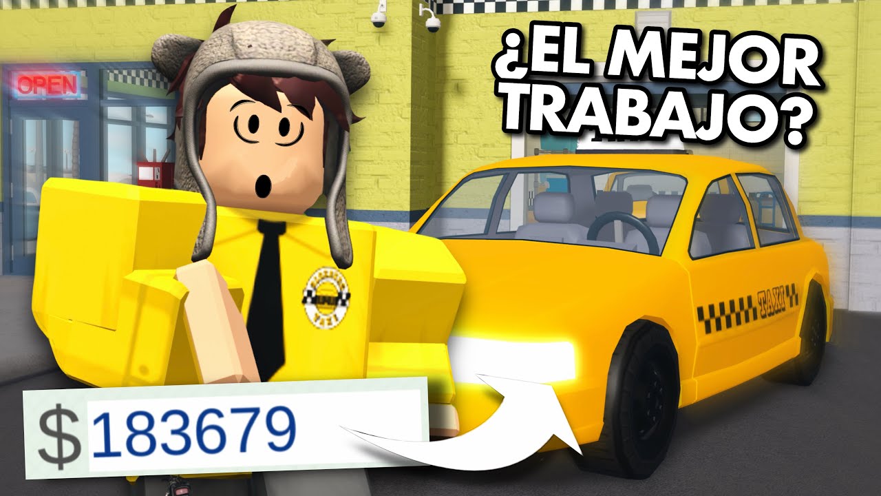 TRABAJANDO 1 HORA COMO TAXISTA EN BLOXBURG
