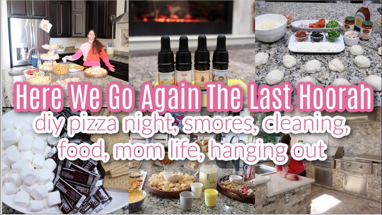 Here We Go Again! Cleaning, Cooking, Smores, DIY Pizza Board, Mom Life & Homemaking reset