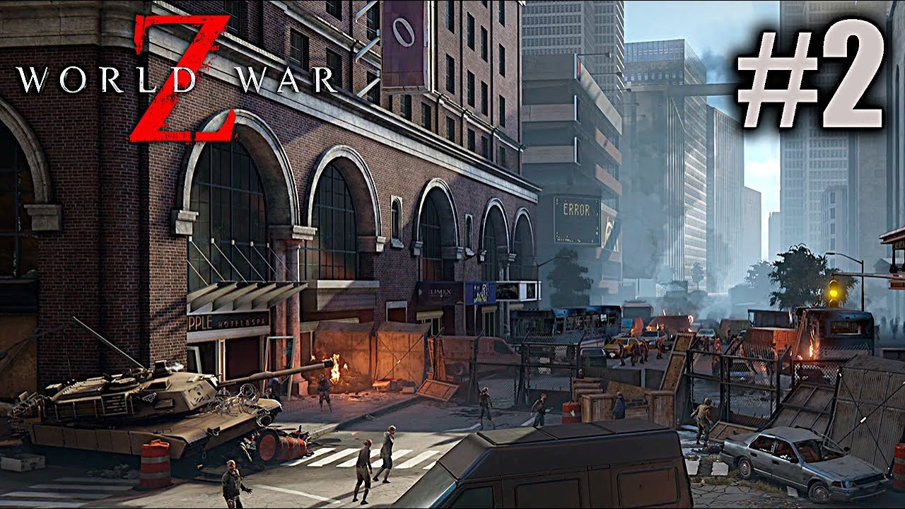 DLC World War Z для The Walking Dead &mdash; Геймплей, миссия 2 &laquo;Мемориальная больница Грейди&raquo; &mdash; 4K