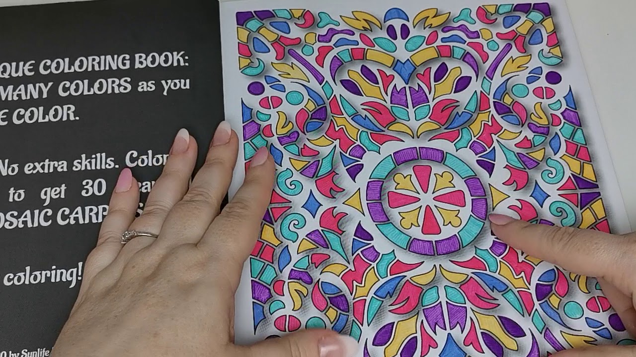 Adult Colouring Completed Pages | March 2020
