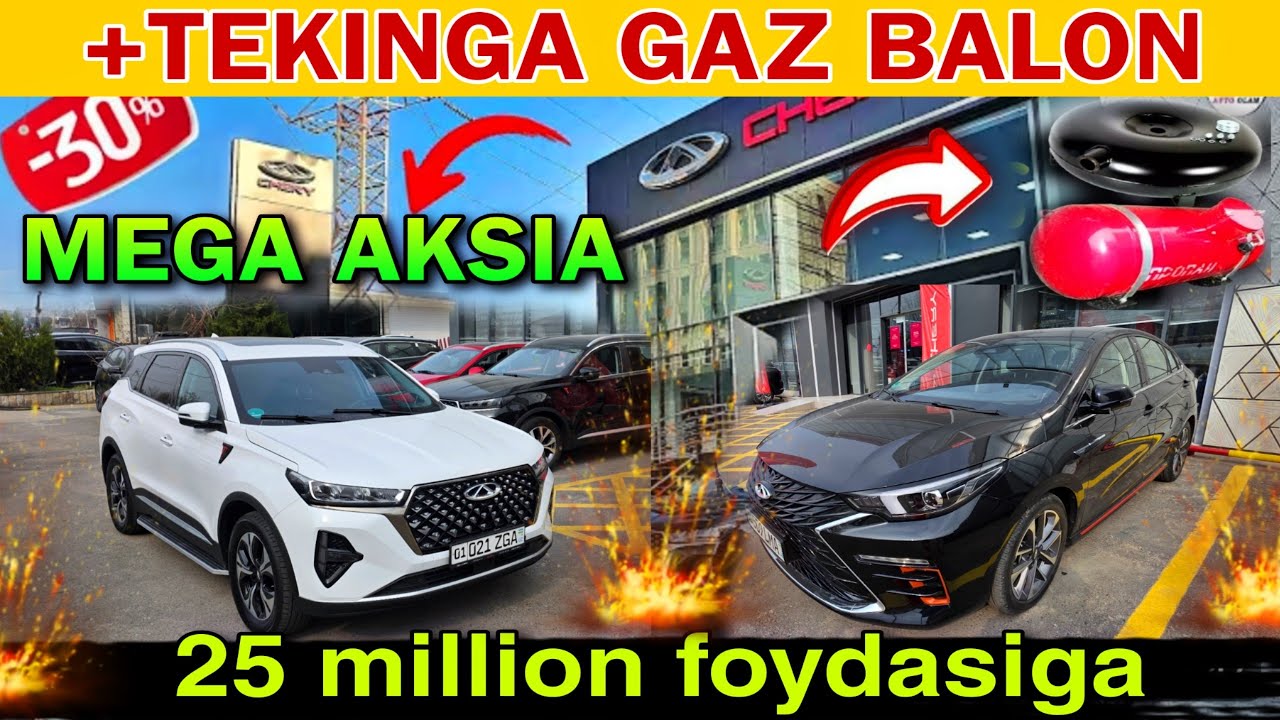 19 марта 2026 XUSH XABAR CHERY TOSHKENT SERGELI KATTA AKSIYA BOSHLANDI 12.VILOYATGA 