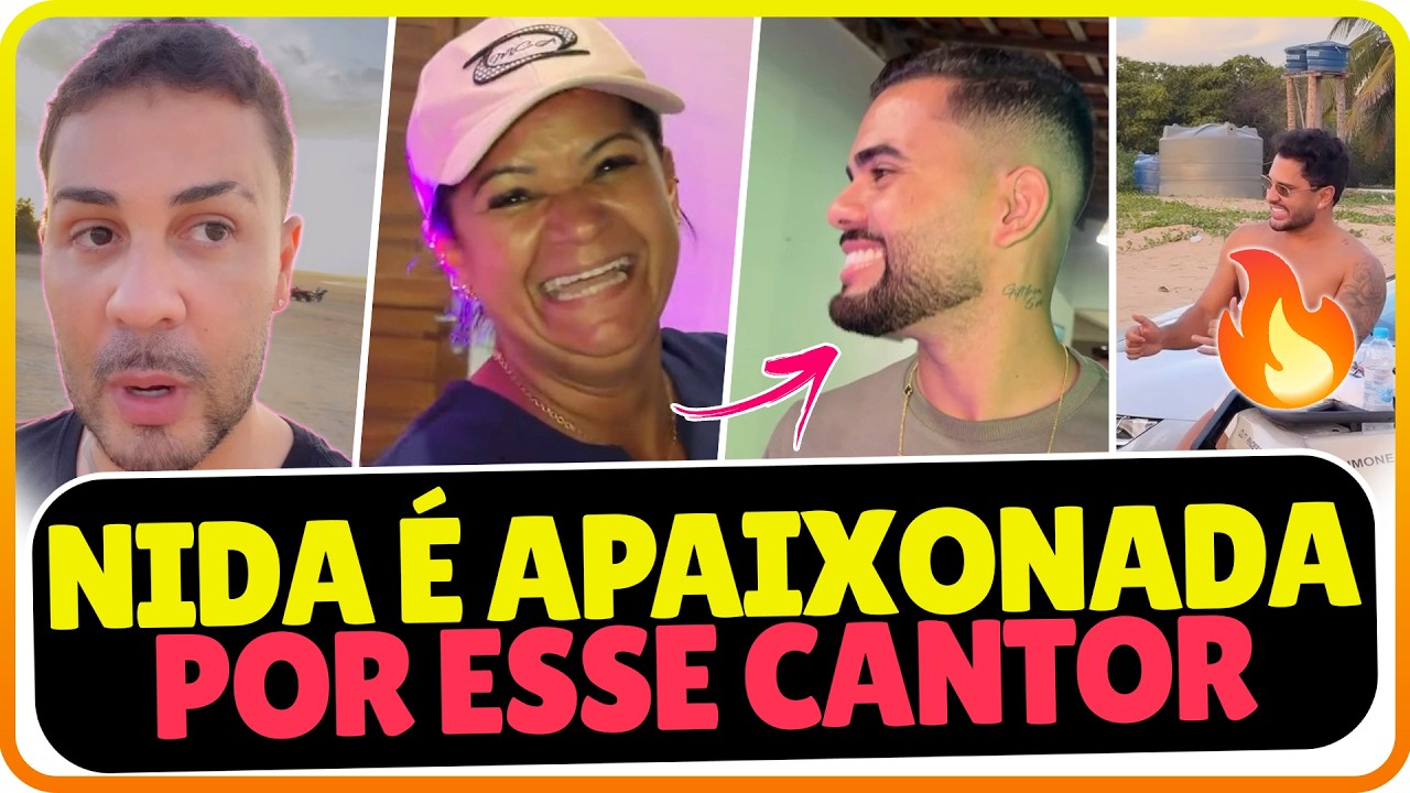 CARLINHOS TROUXE CANTOR QUE NIDA É APAIXONADA E OLHA COMO ELA FICOU 😏🌻