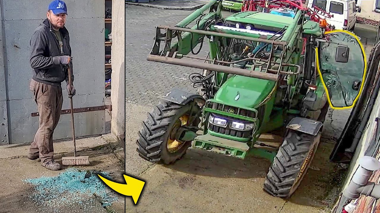 ROZBIŁEM SZYBĘ W MARKA TRAKTORZE...