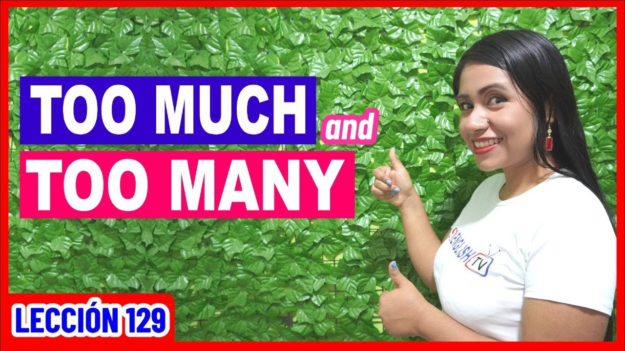 Когда использовать TOO MUCH и TOO MANY в английском языке 🤔📝 COOL ENGLISH 129 😎