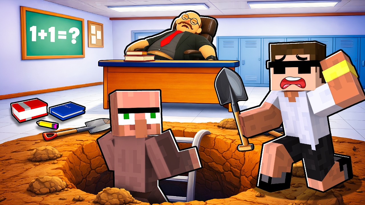 Can We Escape this Crazy School in Roblox..