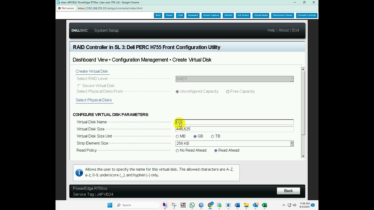 Manual Raid Configuration with Dell PowerEdge R750xs Server