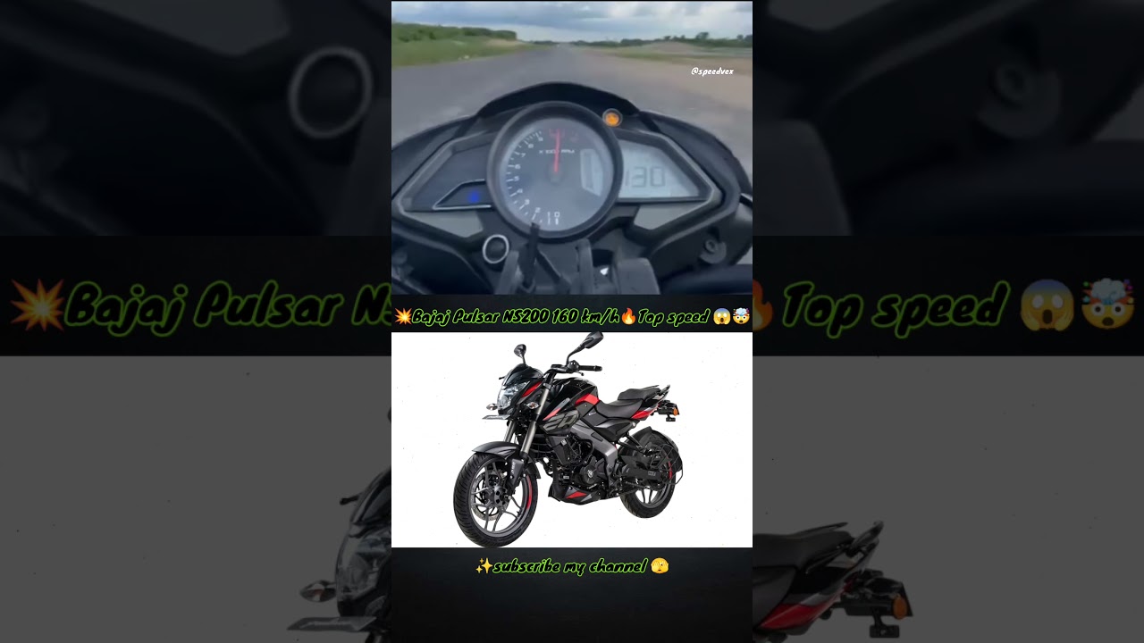 Bajaj Pulsar NS200 Top Speed Test 🔥 | Superfast 200cc Machine | NS200 Review & Speed Run✨