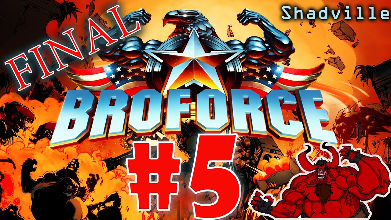 Broforce (PS4) Прохождение игры #5: Ад. Битва с сатаной (Финал)