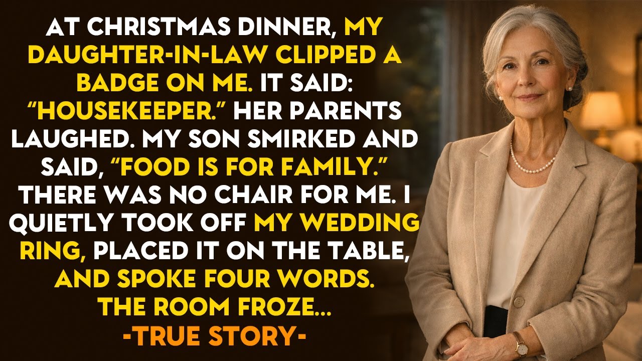 HER TRUE STORY👵💔 My Son Let Them Take My Seat At Christmas—So I Walked Away And Took Everything Back
