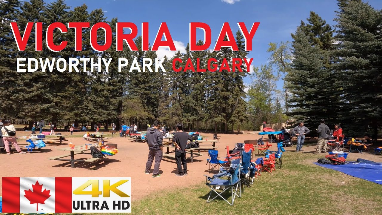Edworthy Park Calgary 2022 | WALK TOUR on Victoria Day in 4K