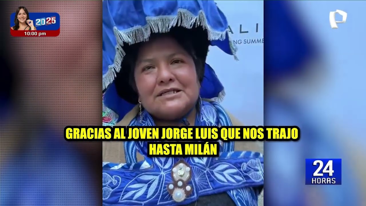 Jorge Salinas brilló en Milán Fashion Week 2025 acompañado de artesanas peruanas