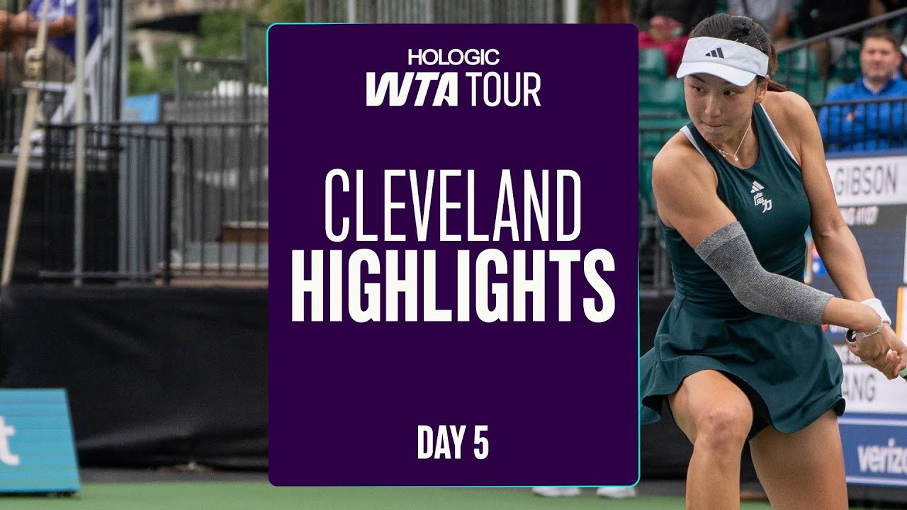 Second round and quarterfinal action on  Day 5 in Cleveland | WTA Match Highlights