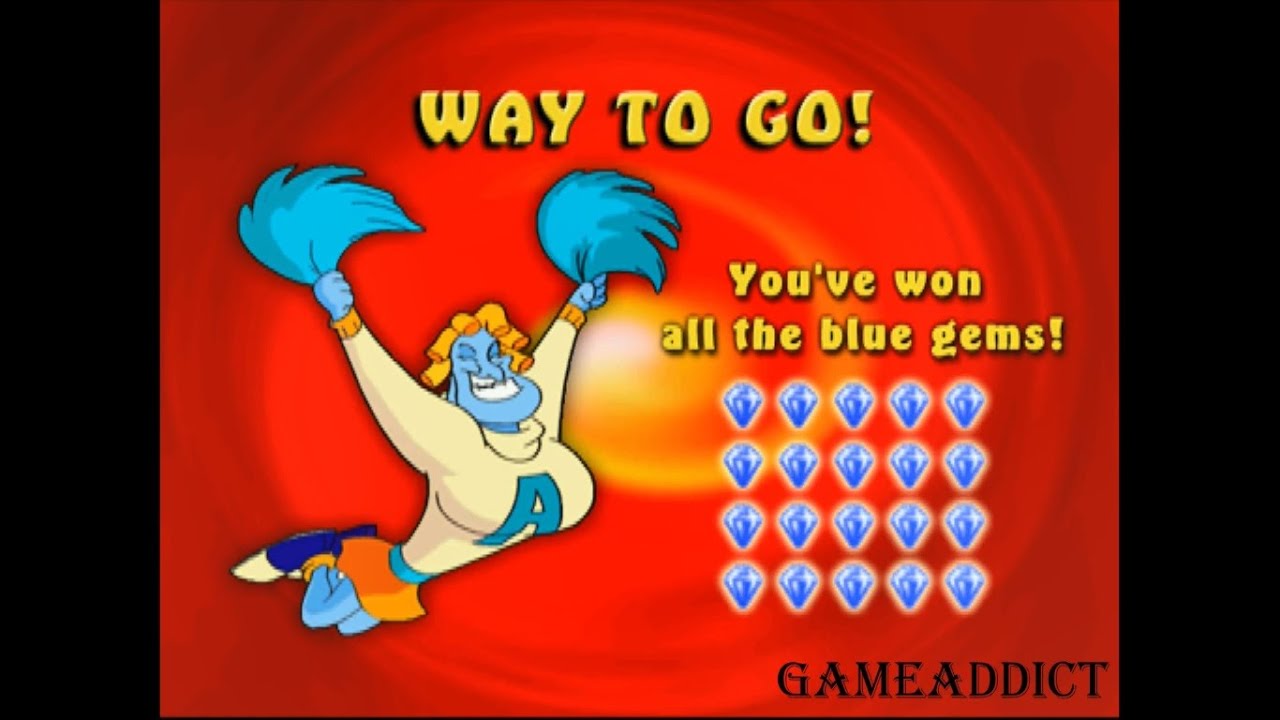 Disney’s Aladdin: Nasira’s Revenge : All Blue Diamonds, All Mini Games Completed