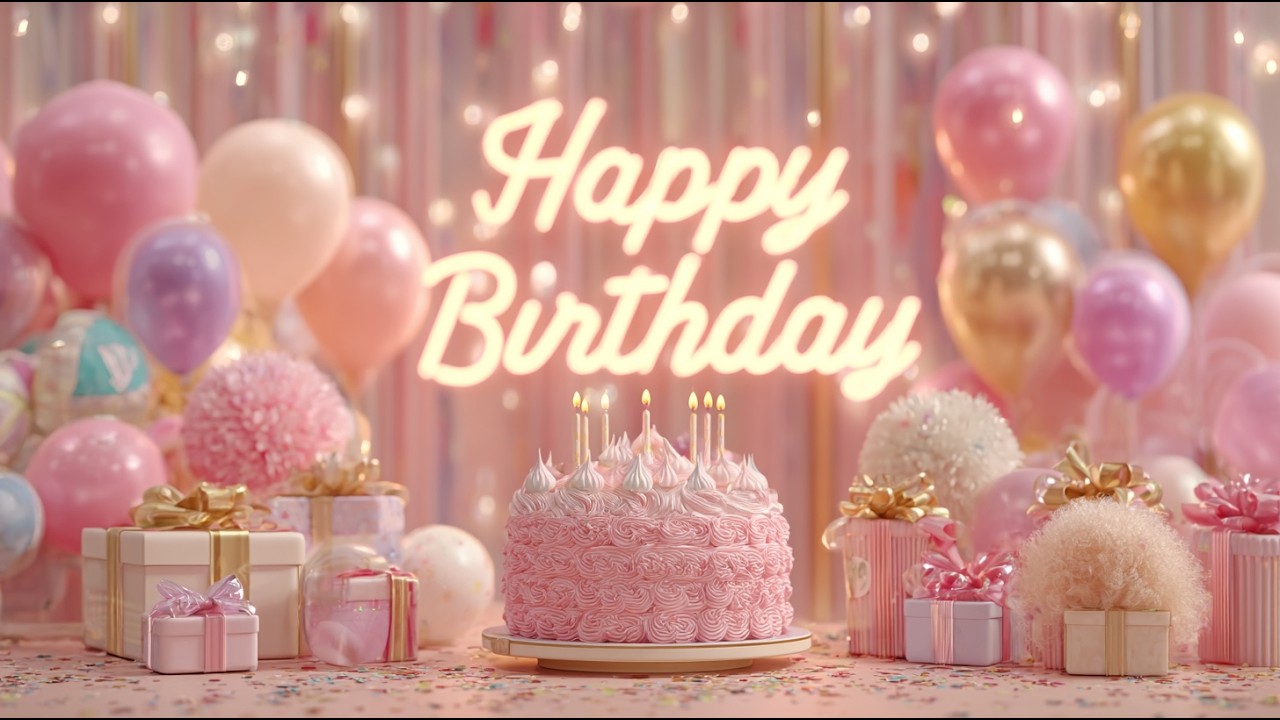 Happy Birthday 🎂🥳 Best Birthday Wishes Video (4K Celebration)