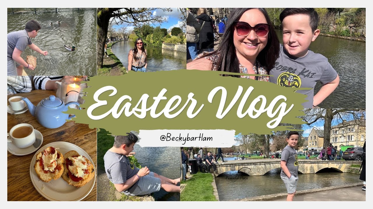 EASTER VLOG - A Day In The Cotswolds, Easter Egg Hunt, Cooking & Enjoying The Spring Sunshine 2024