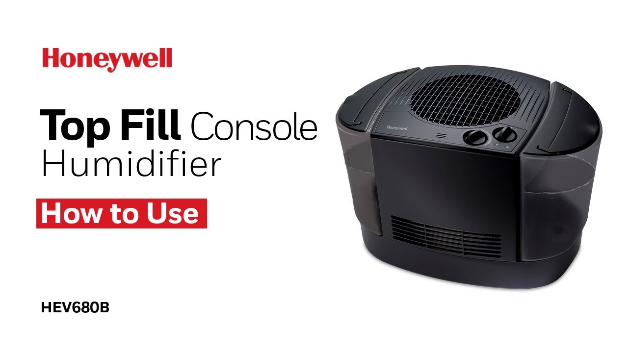 Honeywell Top Fill Console Humidifier HEV680/HEV685 - How to Use