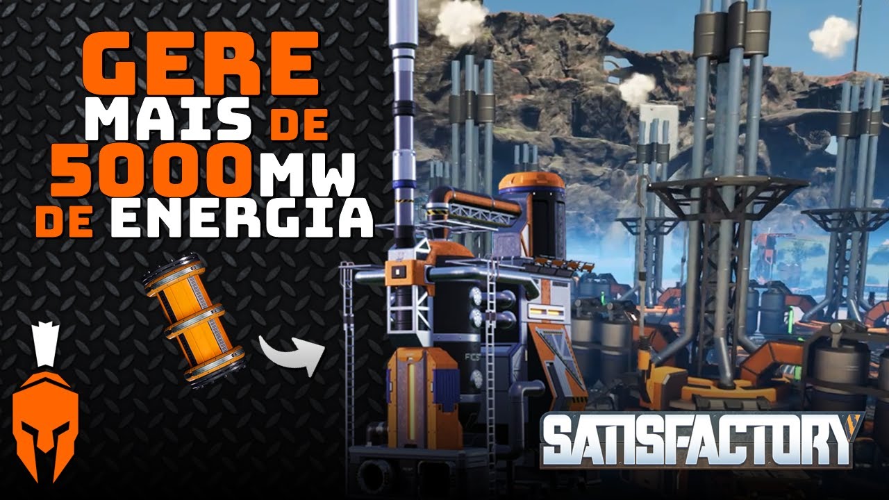 Produção de ENERGIA com PETRÓLEO | Satisfactory