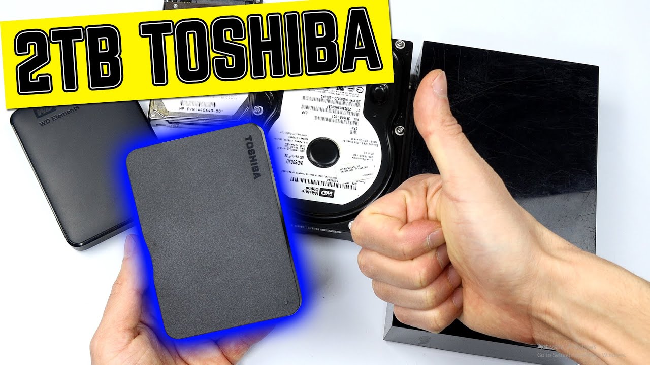 Toshiba Canvio Basics 2TB External Hard Drive USB 3.0 - Speed Test