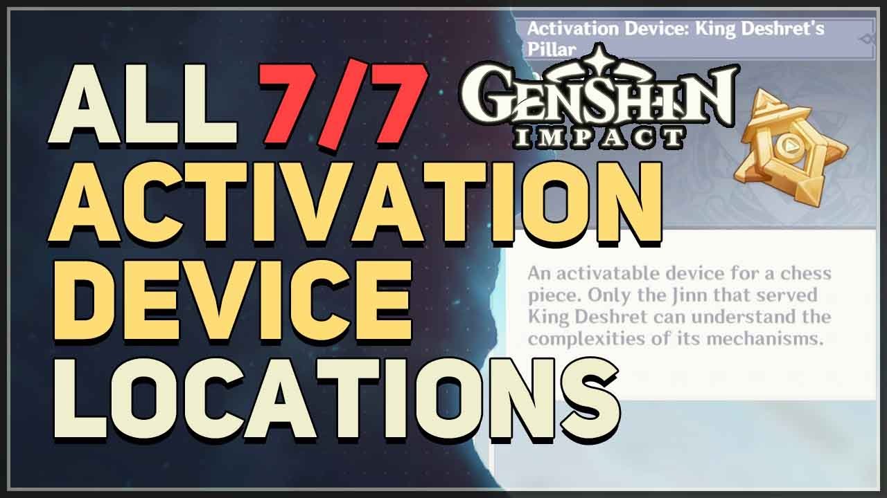 All Chess Activation Device Locations Genshin Impact