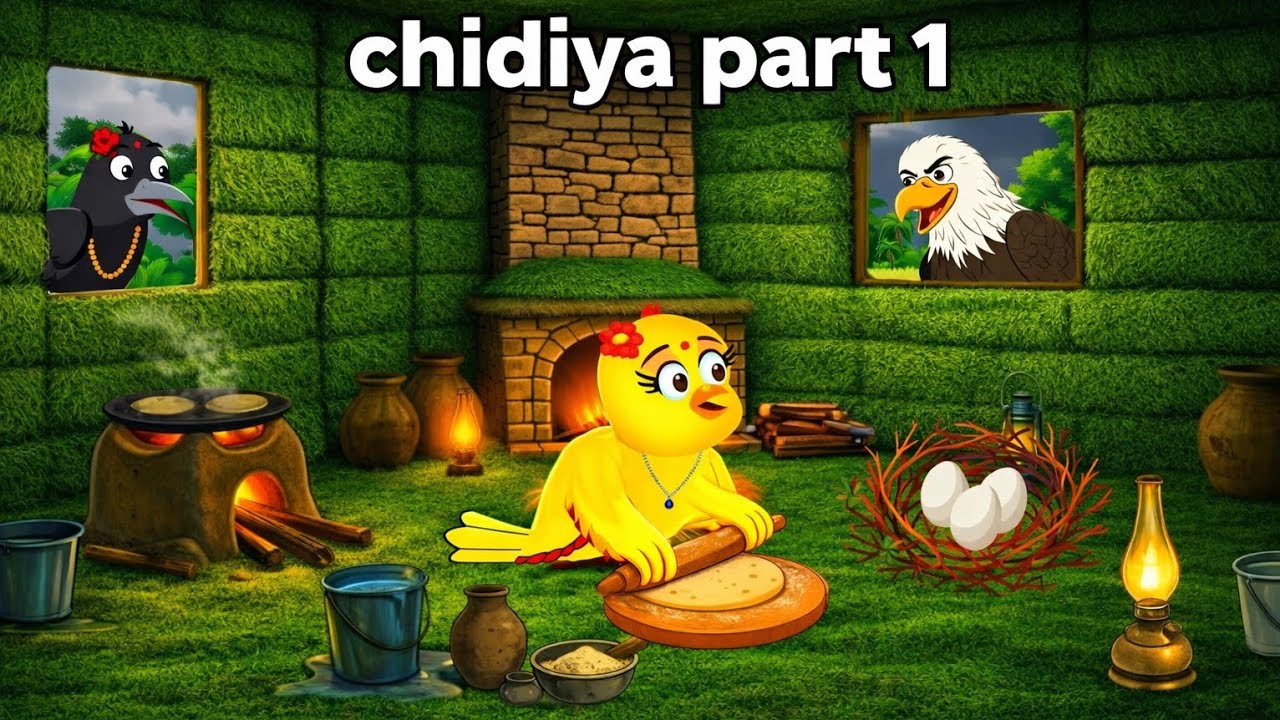 मुन्नी का जादुई स्विमिंग पूल 🐦 | #funnybirdstory  | Bird Story Hindi | Part 1