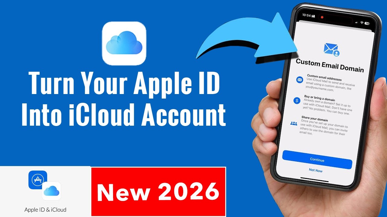 Создайте учетную запись электронной почты iCloud на основе существующего Apple ID и используйте е...