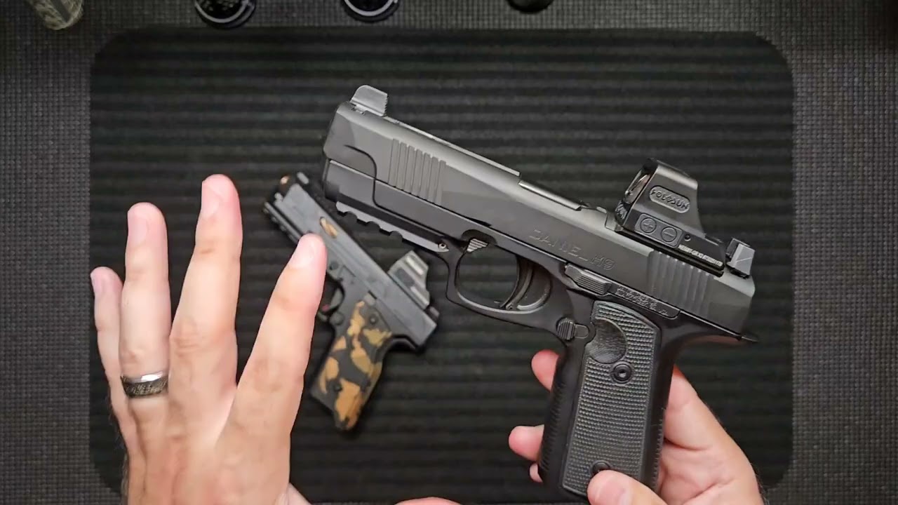 Fusion Firearms xf pro vs Daniel Defense h9. Two metal framed striker fired pistols battle.