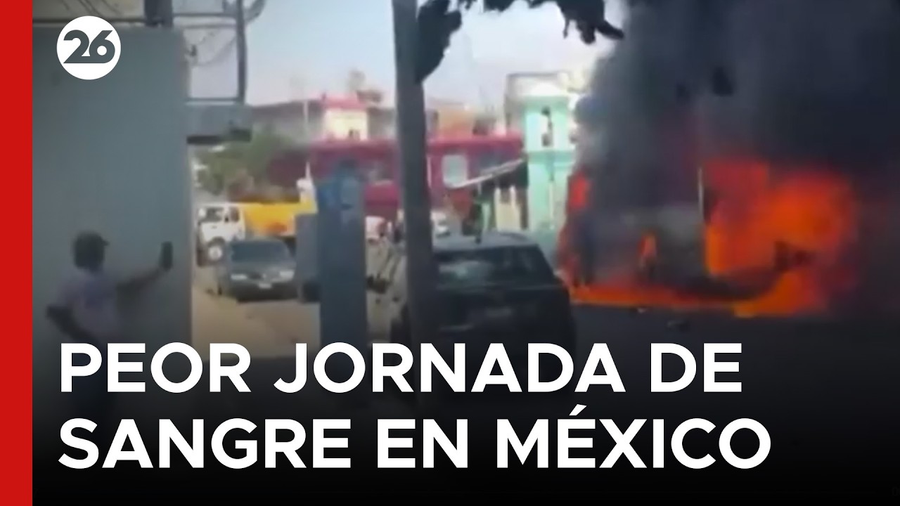 🚨 BAÑO DE SANGRE | Al menos 50 fallecidos en la peor jornada de violencia narco