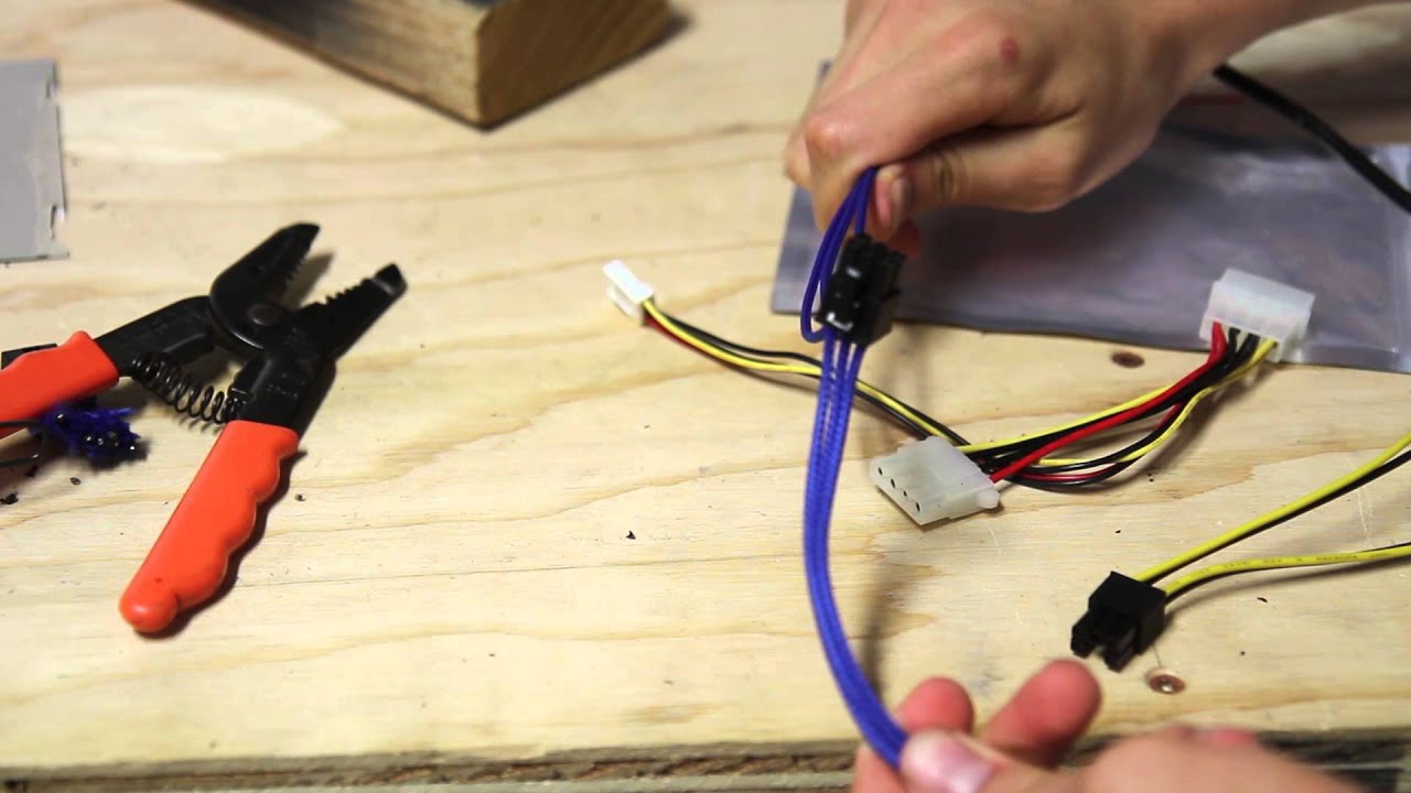 Making a Molex to PCIe power cable