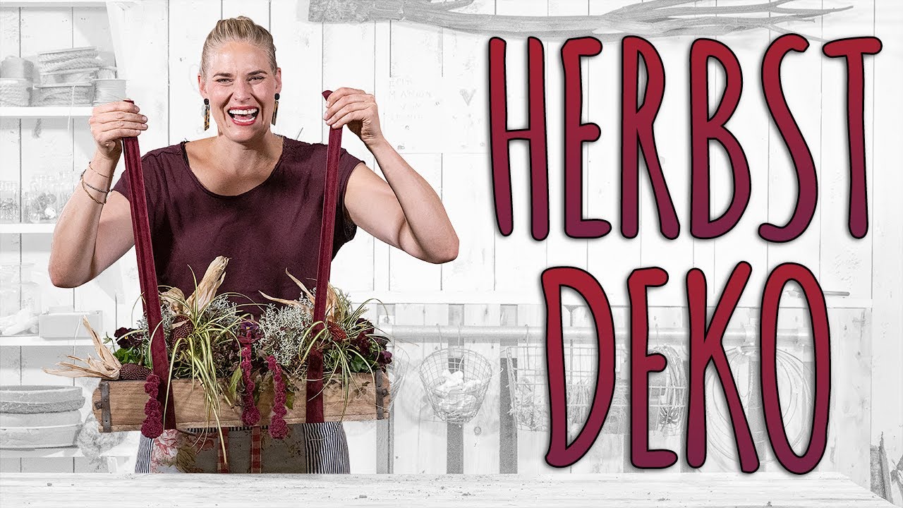 AUßENDEKO IN BEERENTÖNEN - DIY