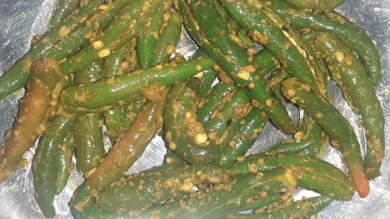 Hari mirch🌶 ka punjabi achaar | 100% homemade | easy to make | very tasty recipe🤤 | 