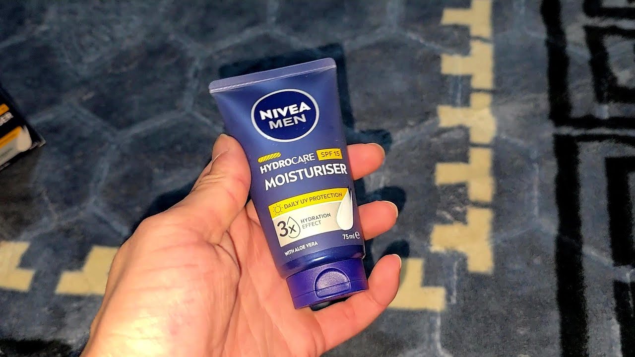 Nivea Men Hydrocare Moisturiser With Aloe Vera SPF15 Unboxing and Review