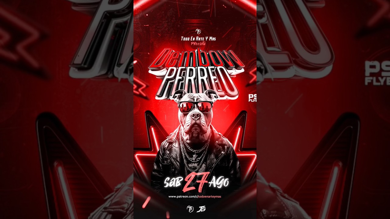C&oacute;mo Hacer Flyers para Eventos En Photoshop PSD Editable.