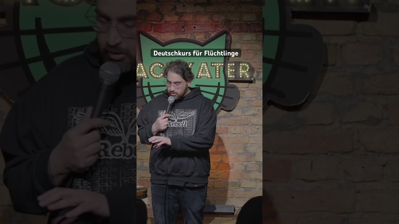 Deutschkurs f&uuml;r Fl&uuml;chtlinge. #deutsch #comedy #standupcomedy #funny